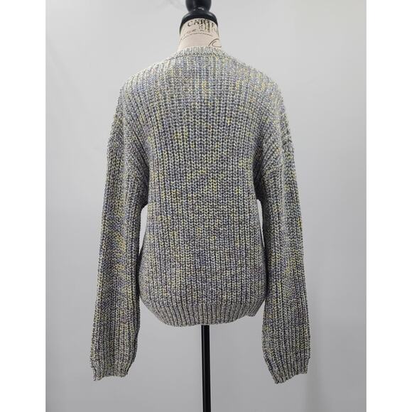 Stitches + Stripes women's chunky knit multicolor sweater SZ XL Cozy Super soft - Picture 3 of 10